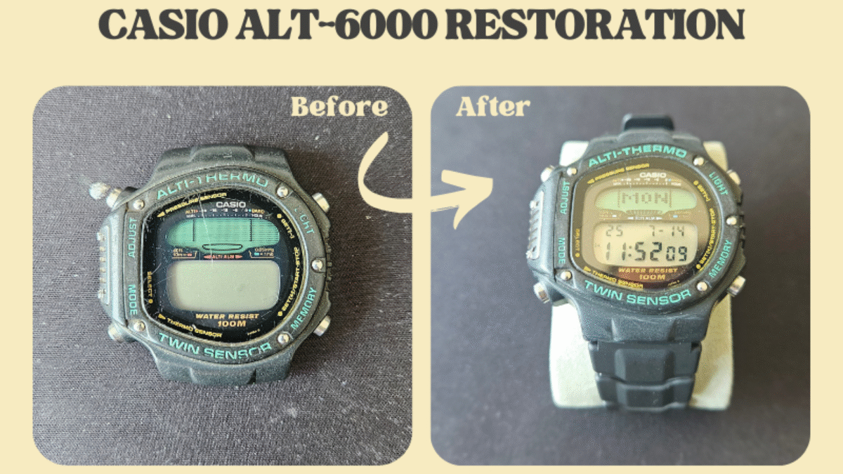 Casio ALT-6000 - Restoration - casiorestore.com