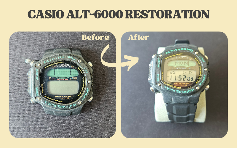 Casio ALT-6000 – Restoration