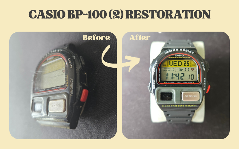 Casio BP-100 (2) – Restoration