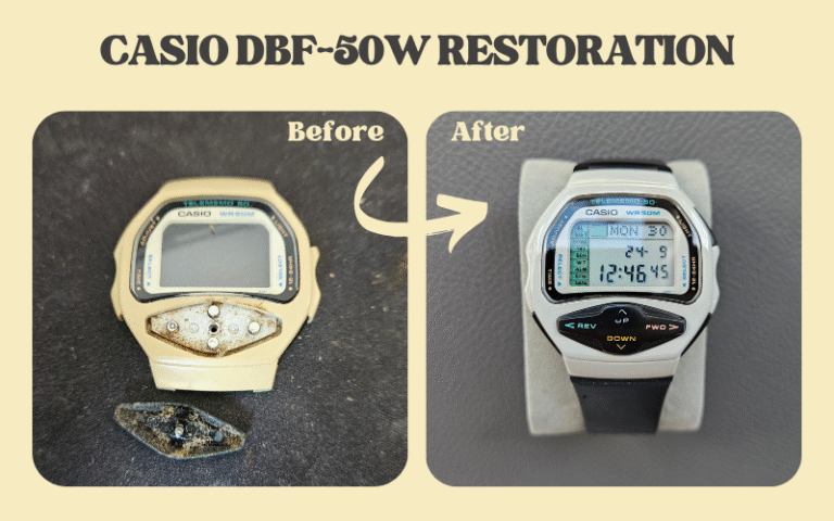 CASIO DBF-50W RESTORATION