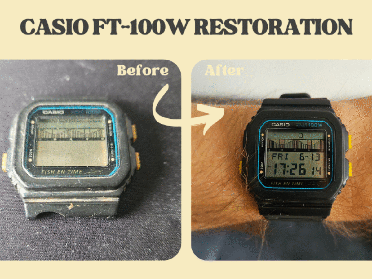 Casio FT-100W - Restoration - casiorestore.com