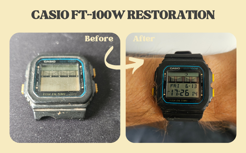Casio FT-100W – Restoration