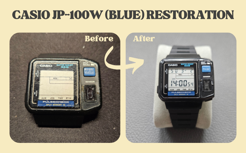 Casio JP-100W (Blue) – Restoration