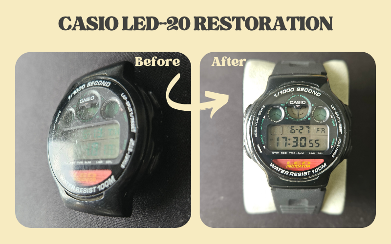 Casio LED-20 – Restoration