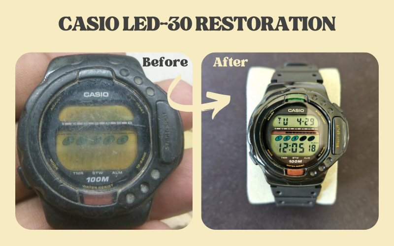 Casio LED-30 – Restoration