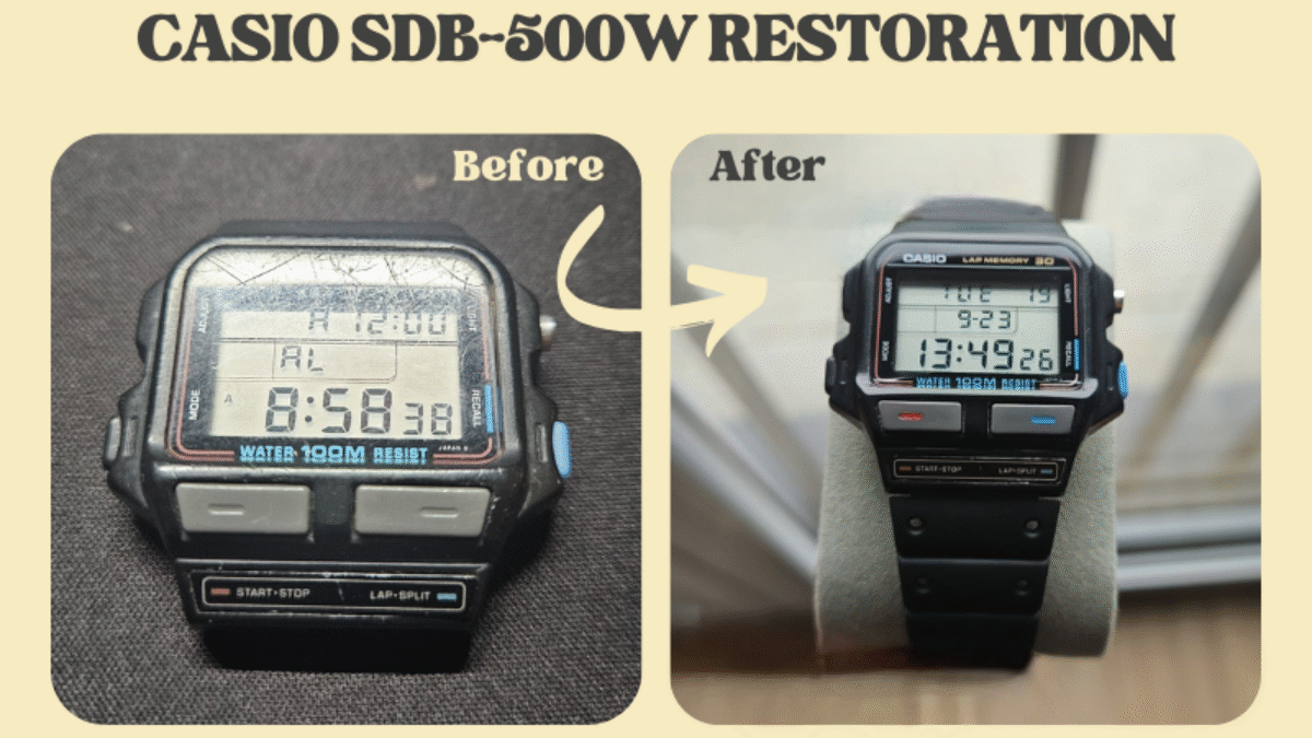 Casio SDB-500 - Restoration - casiorestore.com