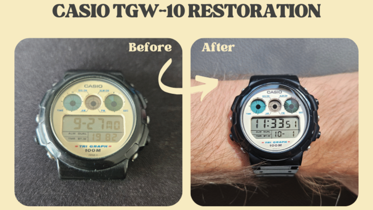 Casio TGW-10 - Restoration - casiorestore.com