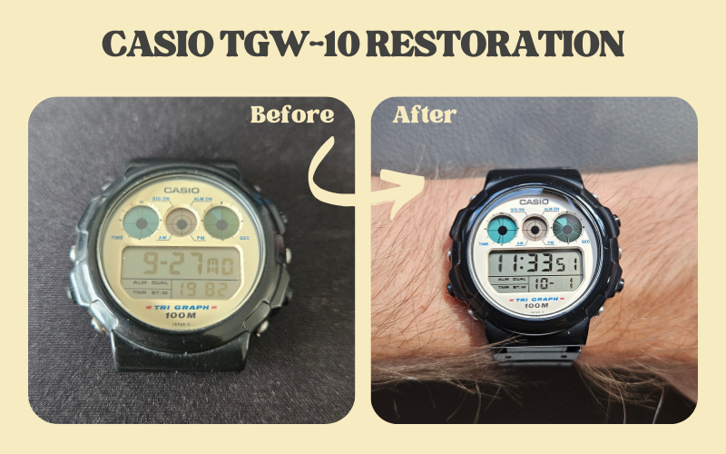 Casio TGW-10 – Restoration