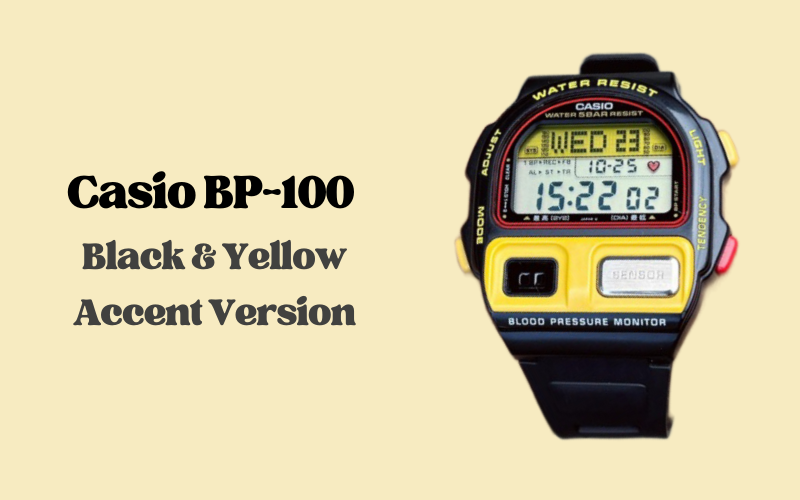 Casio BP-100 Black & Yellow Accent Version