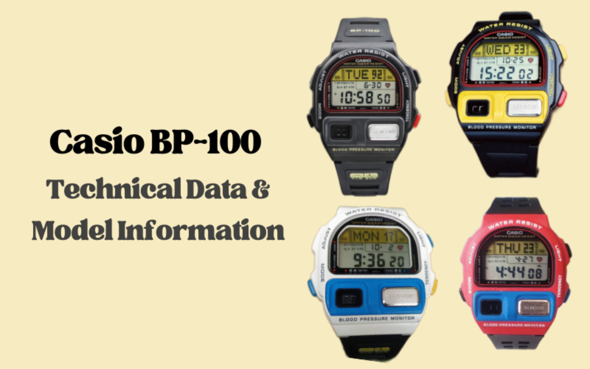 Casio BP-100 – Technical Data & Model Information - casiorestore.com