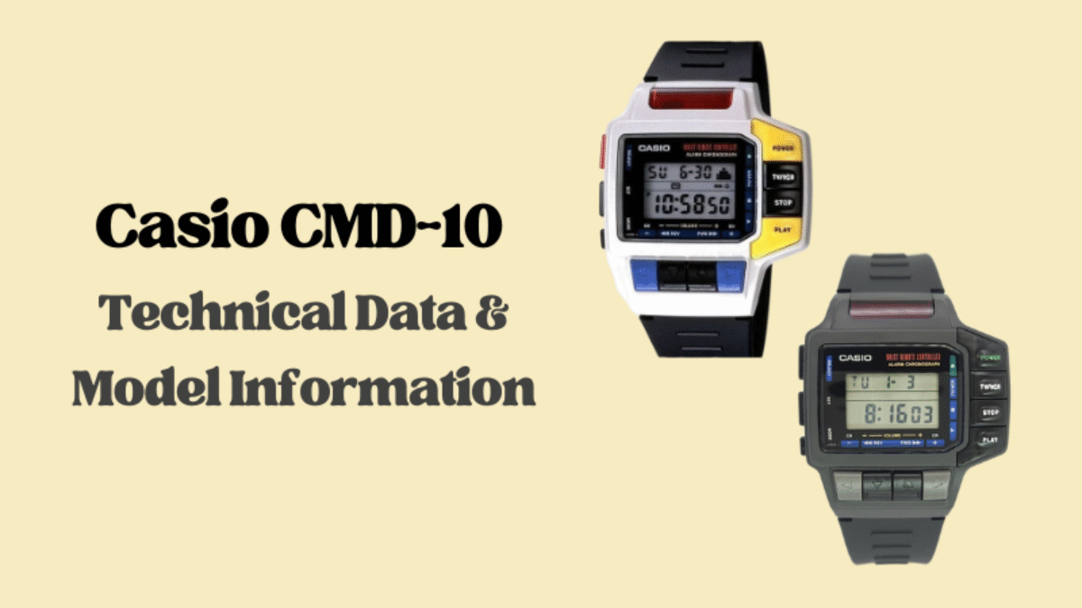 Casio CMD-10 – Technical Data & Model Information - casiorestore.com