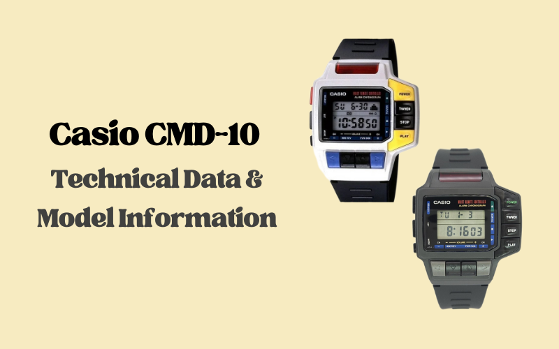 Casio CMD-10 – Technical Data & Model Information