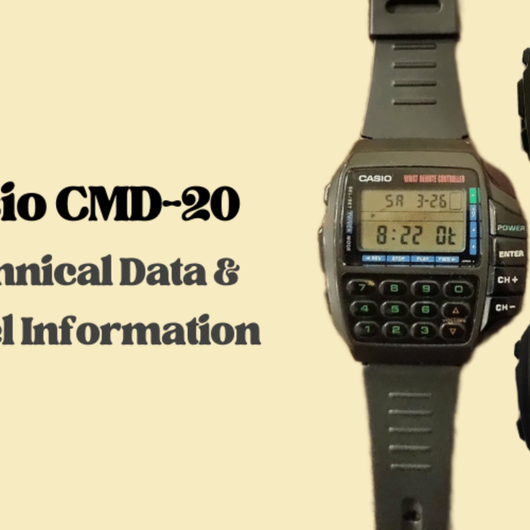 Casio CMD-20 – Technical Data & Model Information - casiorestore.com
