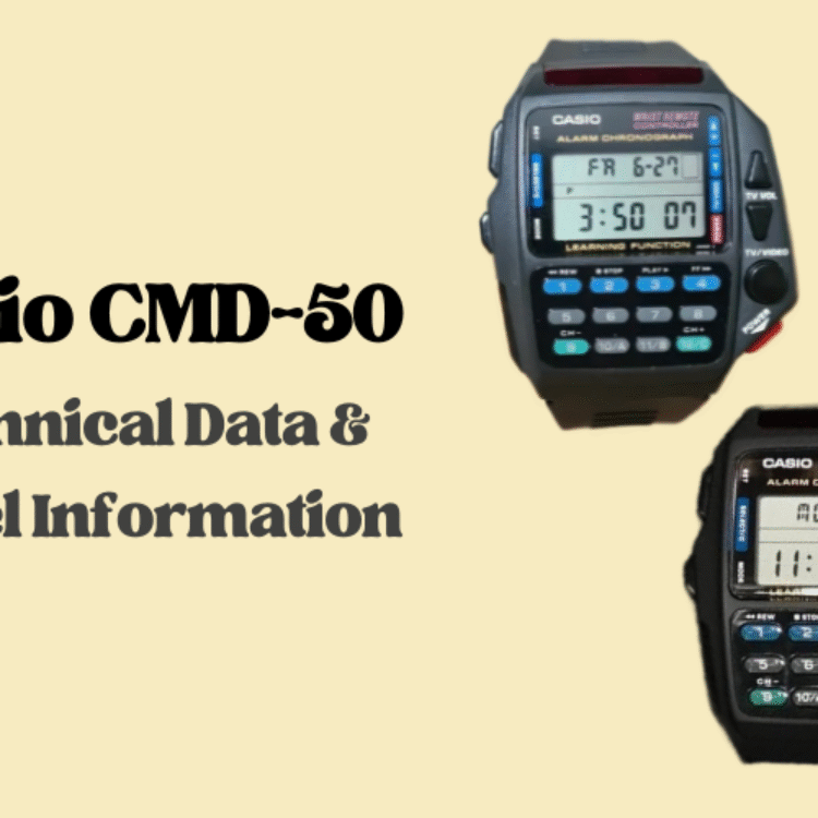 Casio CMD-50 – Technical Data & Model Information - casiorestore.com
