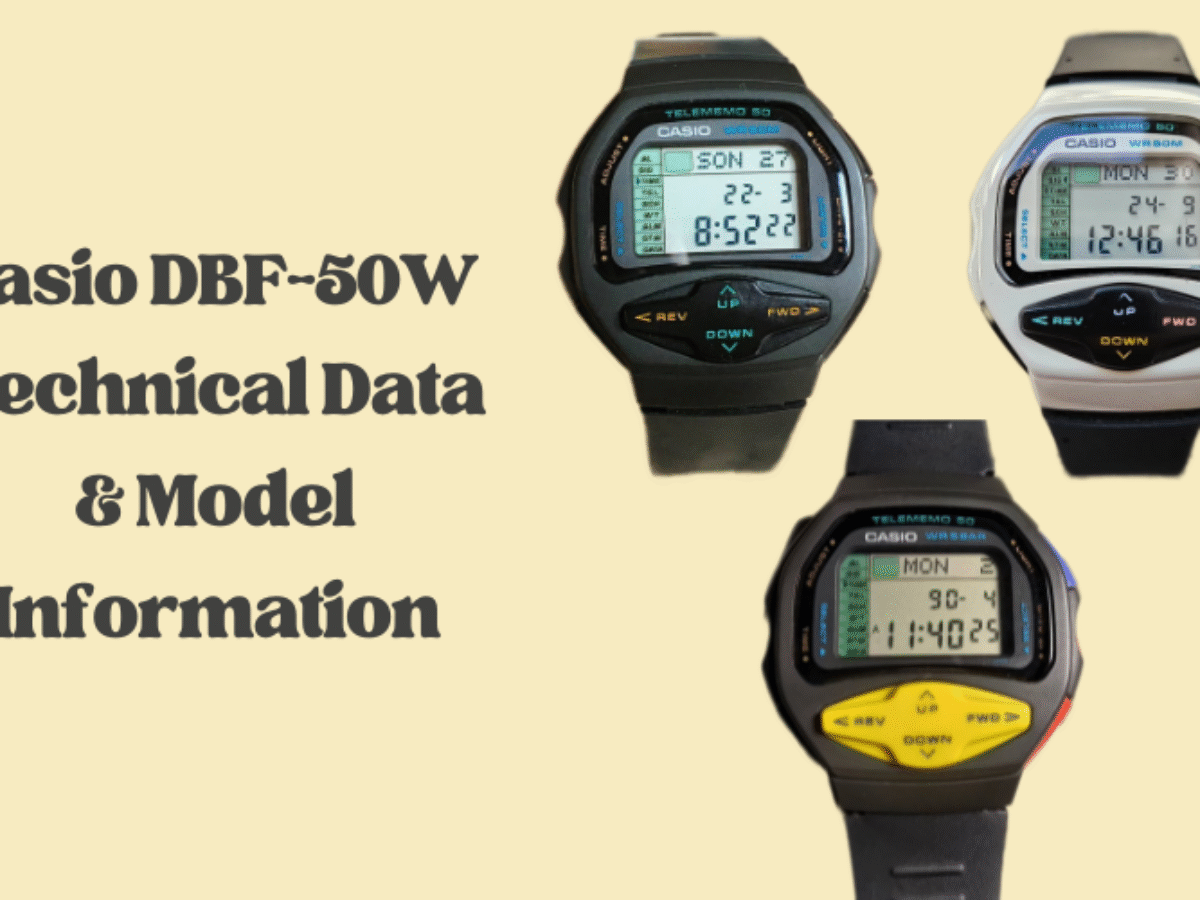 デッドストック級！！【casio/カシオ】データバンク　レアDBF-50W稼働品 Casio-DBF-50W-Technical-Data-