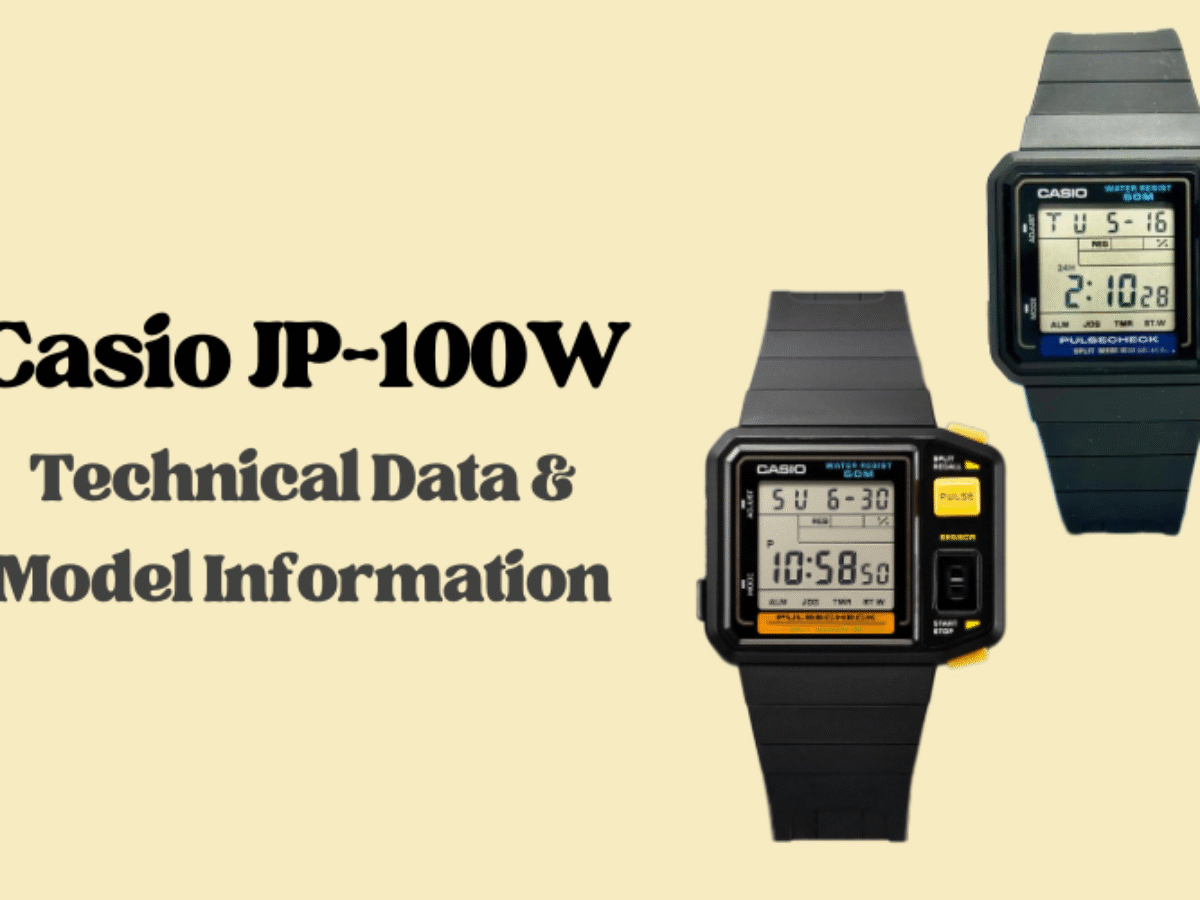 Casio JP-100W – Technical Data & Model Information - casiorestore.com