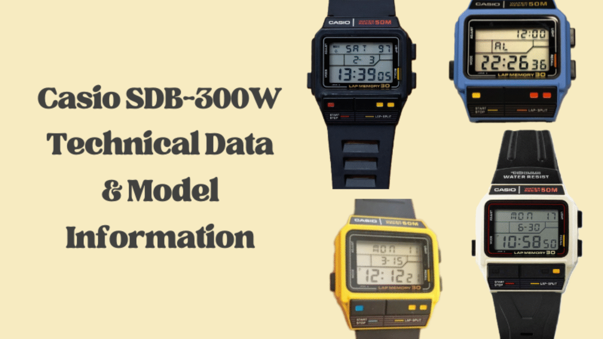 Casio-SDB-300W-Technical-Data-