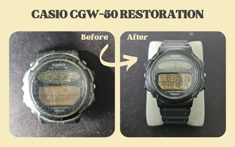 Casio CGW-50 (Cosmo Phase) – Restoration