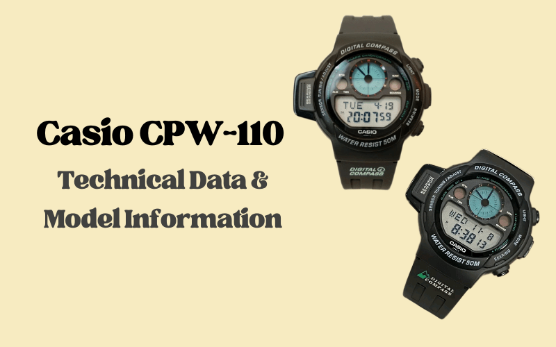 Casio CPW-110 – Technical Data & Model Information