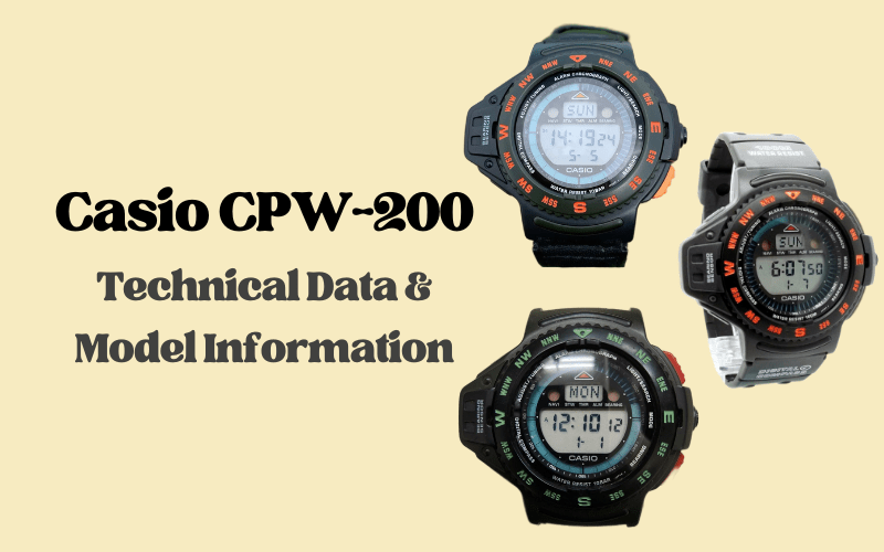 Casio CPW-200 – Technical Data & Model Information