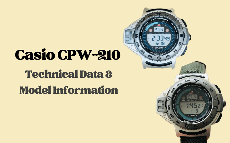 Casio CPW-210 – Technical Data & Model Information