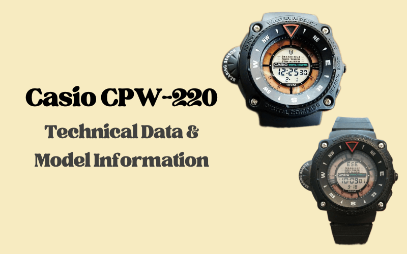 Casio CPW-220 – Technical Data & Model Information