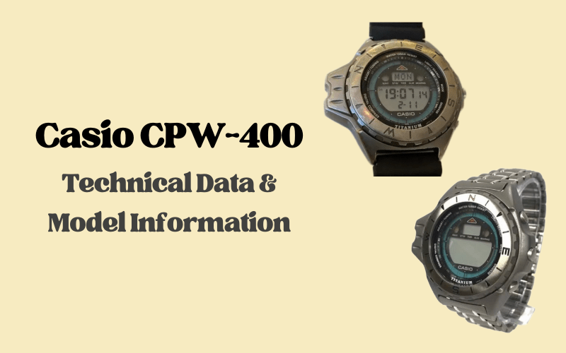 Casio CPW-400 – Technical Data & Model Information
