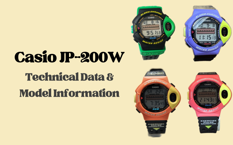Casio JP-200W – Technical Data & Model Information