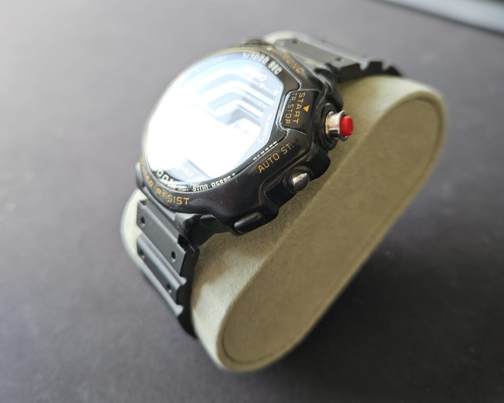 Casio STR-1000 Speed Trainer side view after full restoration.