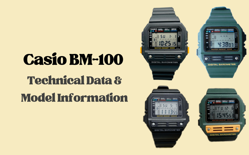 Casio BM-100 – Technical Data & Model Information
