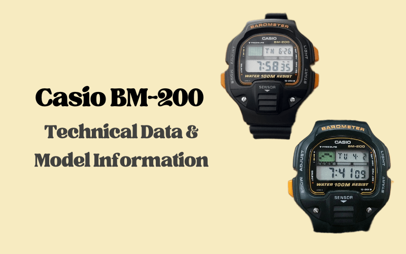 Casio BM-200 – Technical Data & Model Information