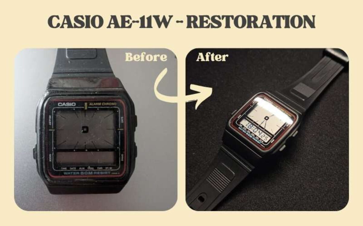 Casio AE-11W - Restoration - casiorestore.com