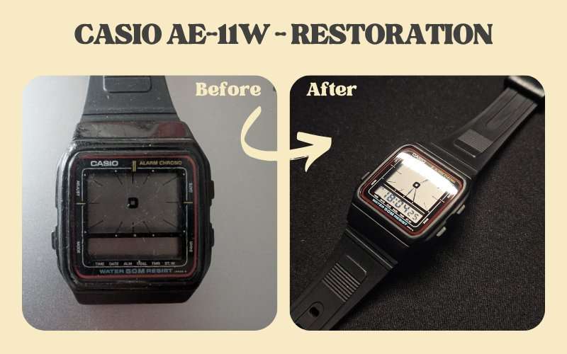 Casio AE-11W – Restoration