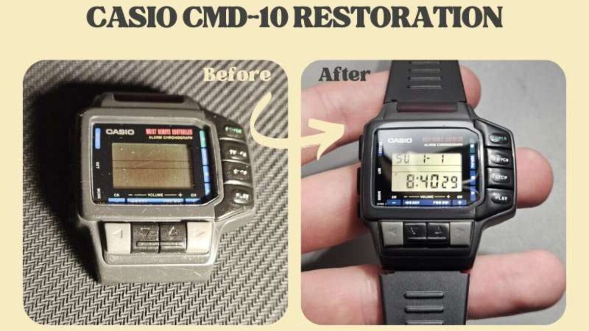 Casio CMD-10 - Restoration - casiorestore.com