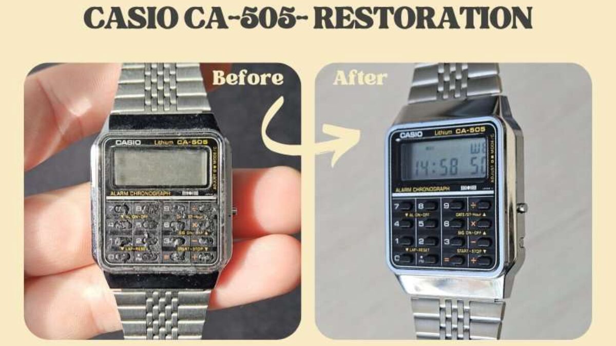 Casio CA-505 - Restoration - casiorestore.com