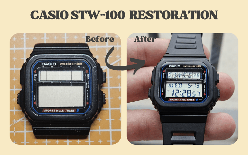 Casio STW-100 – Restoration
