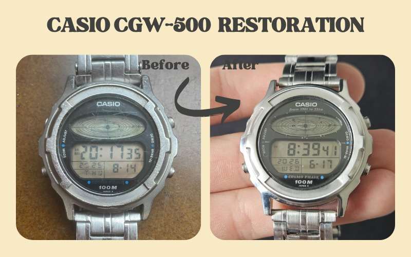 Casio CGW-500 – Restoration