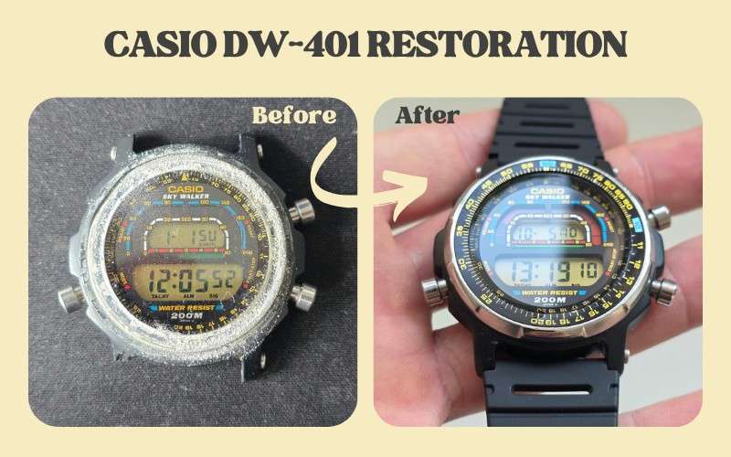 Casio DW-401 ‘Sky Walker’ – Restoration